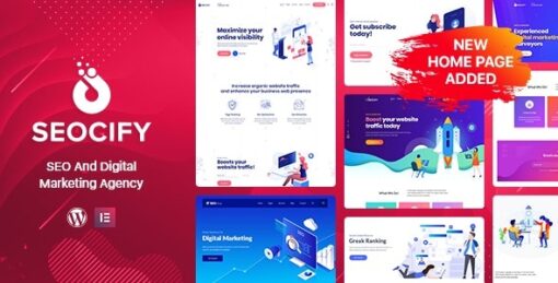 SeoCify v3.7 SEO Digital Marketing Agency WP Theme
