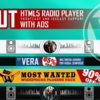SHOUT v3.3 HTML5 Radio Player With Ads – ShoutCast and IceCast Support – WordPress Plugin