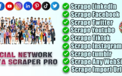 Social Network Data Scraper Pro