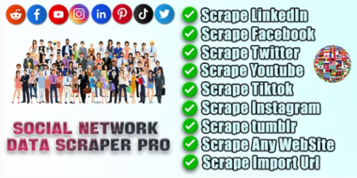 Social Network Data Scraper Pro