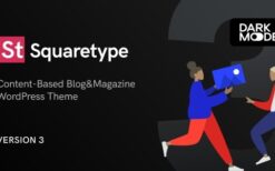 Squaretype v3.0.9 Modern Blog WordPress Theme