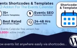 The Events Calendar Shortcode and Templates Pro