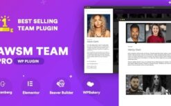 The Team Pro - Team Showcase WordPress Plugin AWSM Team Pro