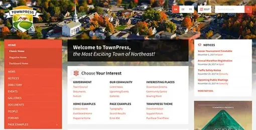 TownPress - Municipality WordPress Theme