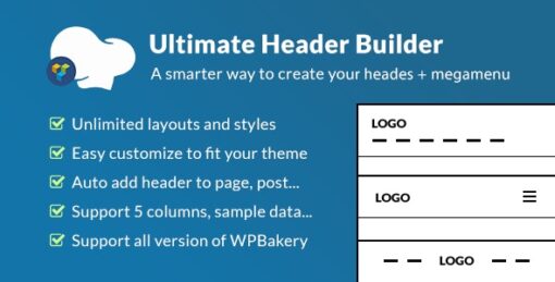 Ultimate Header Builder v1.8 Addon WPBakery Page Builder