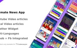 Ultimate News App - (Video,Youtube,Weather,Survey)