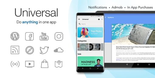 Universal - Full Multi-Purpose Android App