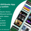 Video-Image-Gif-Quote App With Earning system (Reward points) 