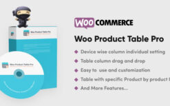 Woo Product Table Pro (v9.1.0) WooCommerce Product Table view solution [Codecanyon]