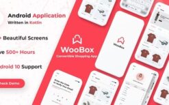 WooBox v23.0 WooCommerce Android App E-commerce Full Mobile App + kotlin