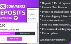 WooCommerce Deposits - Partial Payments Plugin