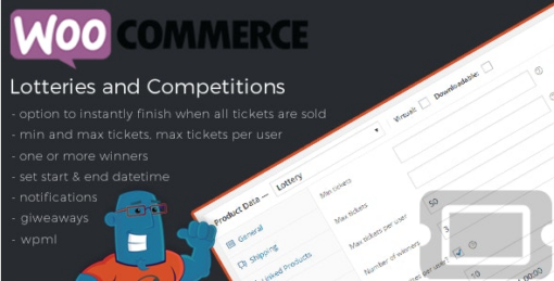 WooCommerce Lottery + WooCommerce Lottery Pick Number v2.4.2 [Bundle]