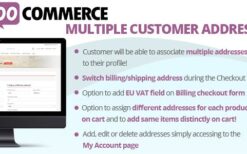 WooCommerce Multiple Customer Addresses v24.3