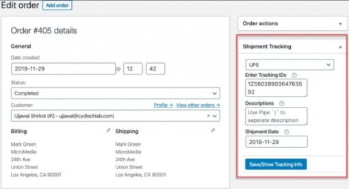 WooCommerce Shipment Tracking (v2.4.5)