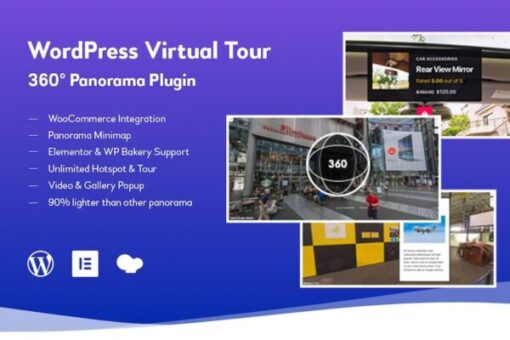 WordPress Virtual Tour 360 Panorama Plugin v1.2.1