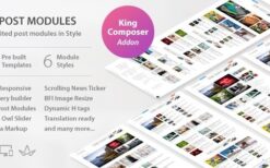 wp post modules for newspaper and magazine layouts v3.3.0 (elementor addon)