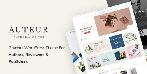 auteur (v6.9) wordpress theme for authors and publishers