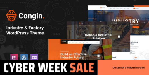 congin (v1.0.9) ındustry factory wordpress theme