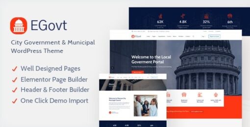 egovt (v1.4.0) city government wordpress theme
