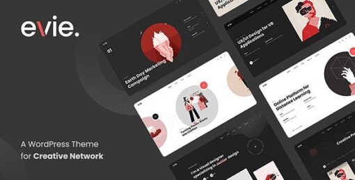 evie v1.2.1 creative network portfolio wordpress themeEvie v1.2.1 Creative Network & Portfolio WordPress Theme