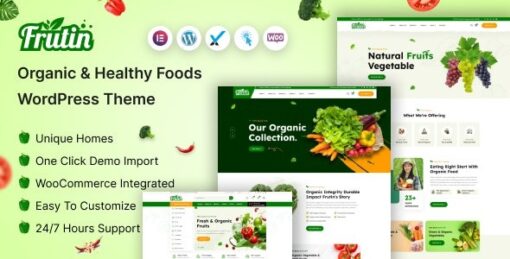 frutin (v1.0.0) organic healthy food wordpress theme