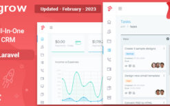 grow crm v2.5 laravel project management scriptGrow CRM v2.5 Laravel Project Management Script