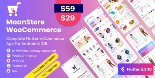 maanstore (v5.3) flutter ecommerce full app ( android ios )