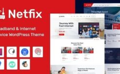 netfix (v1.2.0) broadband ınternet services wordpress themeNetfix (v1.2.0) Broadband & Internet Services WordPress Theme