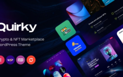 quirky (v1.14.0) nft, token blockchain marketplace wordpress theme