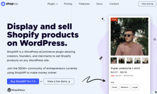 shopwp pro v8.6.0 – sale shopify products on wordpressShopWP Pro v8.6.0 – Sale Shopify Products on WordPress