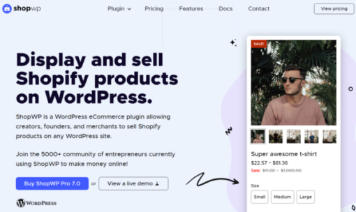 shopwp pro v8.6.2 – sale shopify products on wordpress