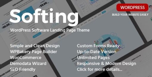 softing v1.2.4 wordpress software landing page themeSofting v1.2.4 WordPress Software Landing Page Theme