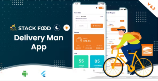 stackfood multi restaurant v7.5 food ordering delivery man appStackFood Multi Restaurant v7.5 Food Ordering Delivery Man App