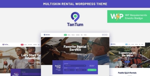 tantum (v1.1.10) car, scooter, boat bike rental services wordpress themeTanTum (v1.1.10) Car, Scooter, Boat & Bike Rental Services WordPress Theme