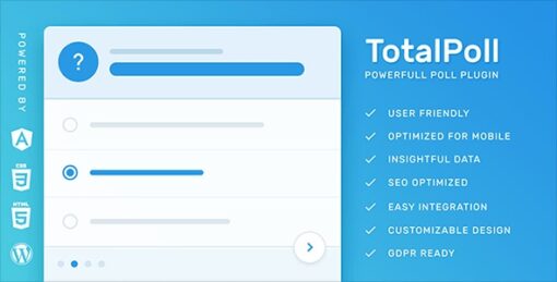 totalpoll pro (v4.10.2) responsive wordpress poll plugin