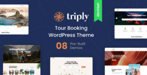 triply v2.3.6 tour booking wordpress theme