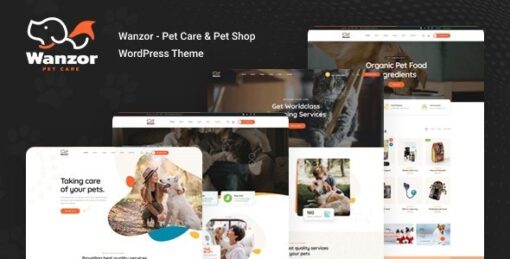 wanzor v1.1.7 pet wordpress themeWanzor v1.1.7 Pet WordPress Theme