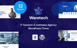waretech v1.0.8 ıt solutions technology wordpress theme