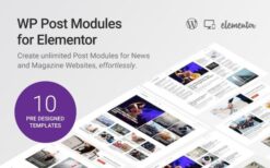 wp post modules for elementor (v2.5.0)WP Post Modules for Elementor (v2.5.0)