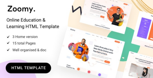 zoomy (v1.0) education html templateZoomy (v1.0) education HTML Template