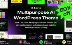 azzle (v1.0.1) aı technology startup wordpress theme