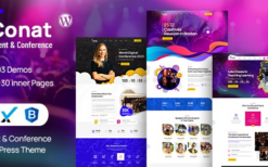 conat (v1.2.1) event conference wordpress theme + rtl ready