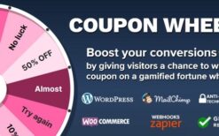 coupon wheel for woocommerce and wordpress v3.6.0Coupon Wheel For WooCommerce and WordPress v3.6.0