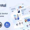 dantal v1.02 dental clinic dentist wordpress theme