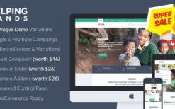 helpinghands (v2.7.7) charity wordpress themeHelpingHands (v2.7.7) Charity WordPress Theme