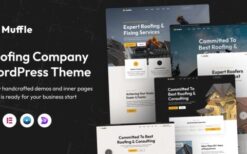 muffle v1.0.6 roofing company wordpress themeMuffle v1.0.6 Roofing Company WordPress Theme