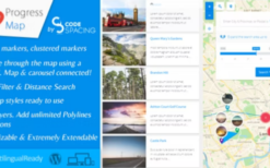 progress map wordpress plugin v5.7.3 + addons