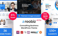 reobiz v5.0.9 consulting business wordpress themeReobiz v5.0.9 Consulting Business WordPress Theme