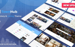 townhub (v1.8.1) directory listing wordpress themeTownHub (v1.8.1) Directory & Listing WordPress Theme