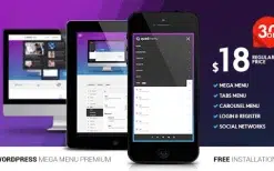 QuadMenu Premium v3.0.9 Themes Developer Mega Menu